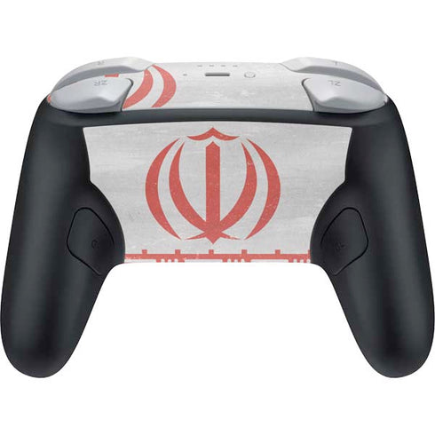 Iran Flag Distressed Nintendo Switch 2 (2025) Pro Controller Skin